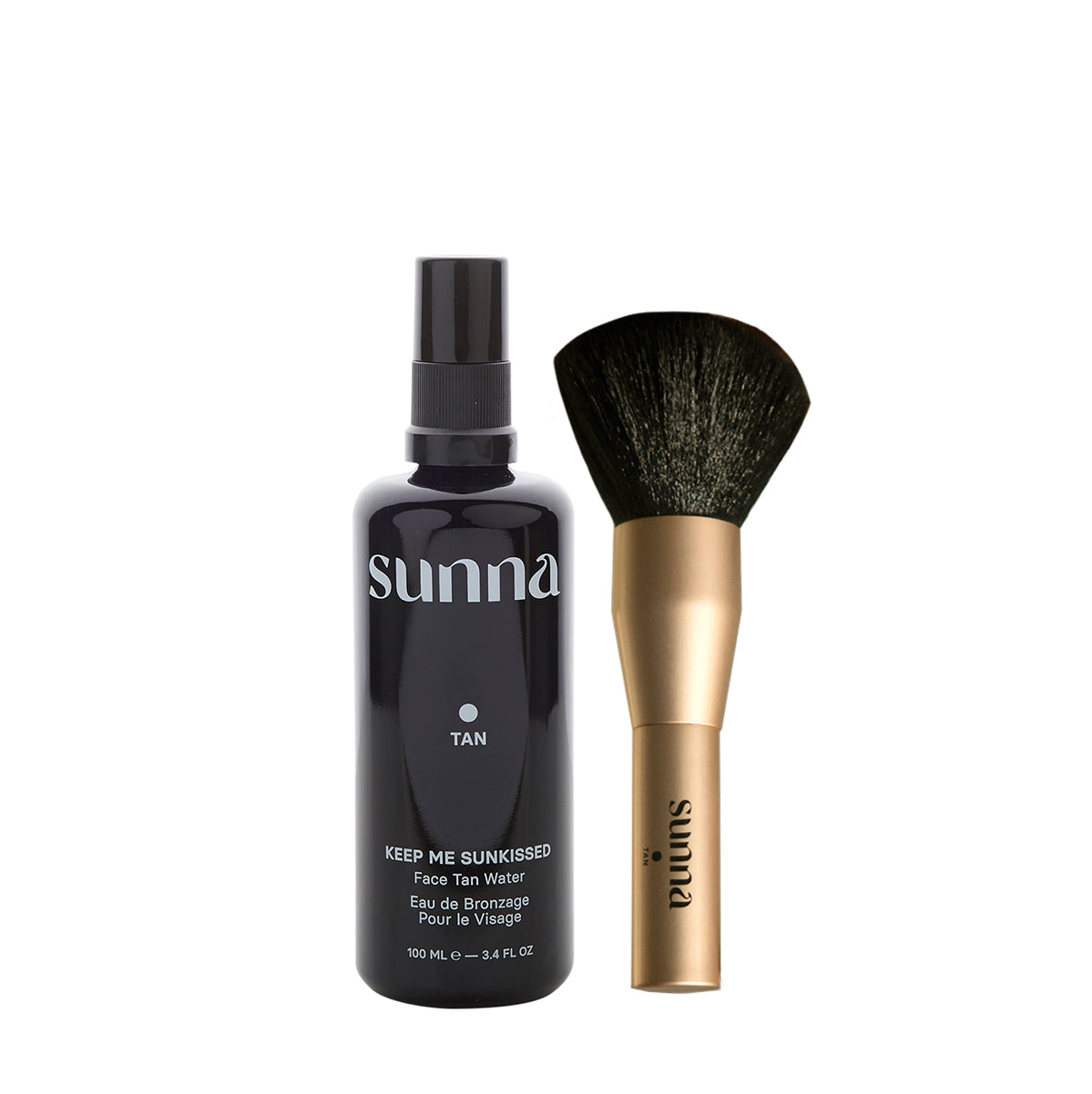 Face Tan Water + Brush