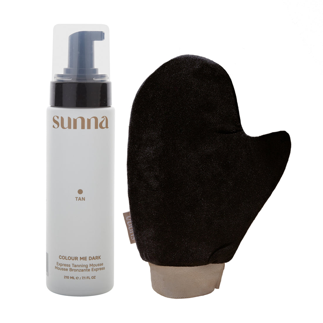 Colour Me Dark Express Tanning Mousse + Tanning Mitt