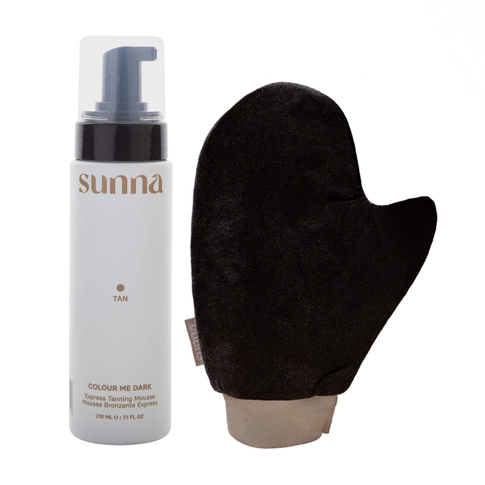 Colour Me Dark Express Tanning Mousse + Tanning Mitt