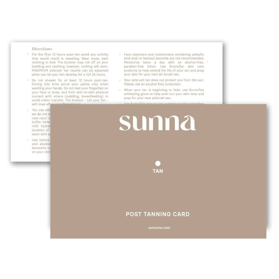 Post Tan Cards