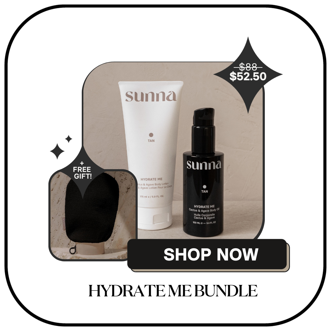 Hydrate Me Body Oil + Lotion + Free Gift (Exfoliating Mitt)