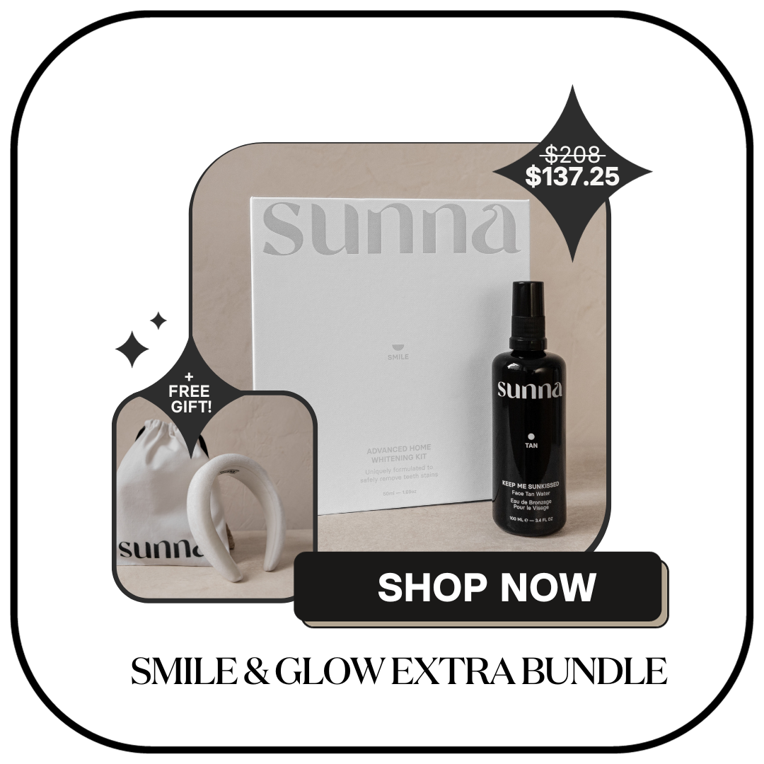 Advanced Home Whitening Kit + Face Tan Water + Free Gift (White Headband)