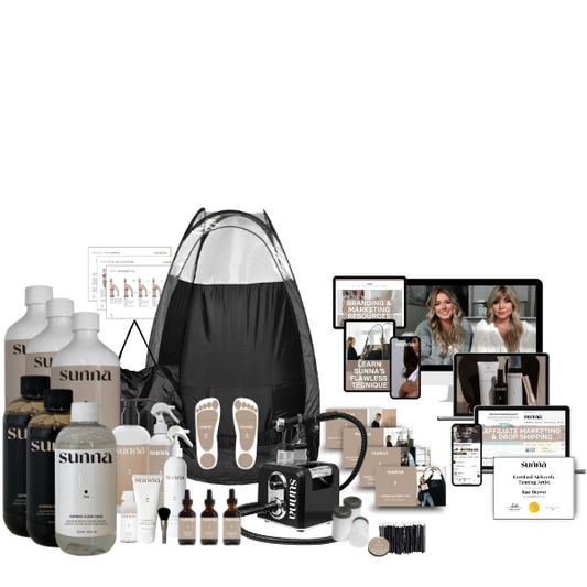 High Revenue Bonus Professional Spray Tan Kit by SunnaTan