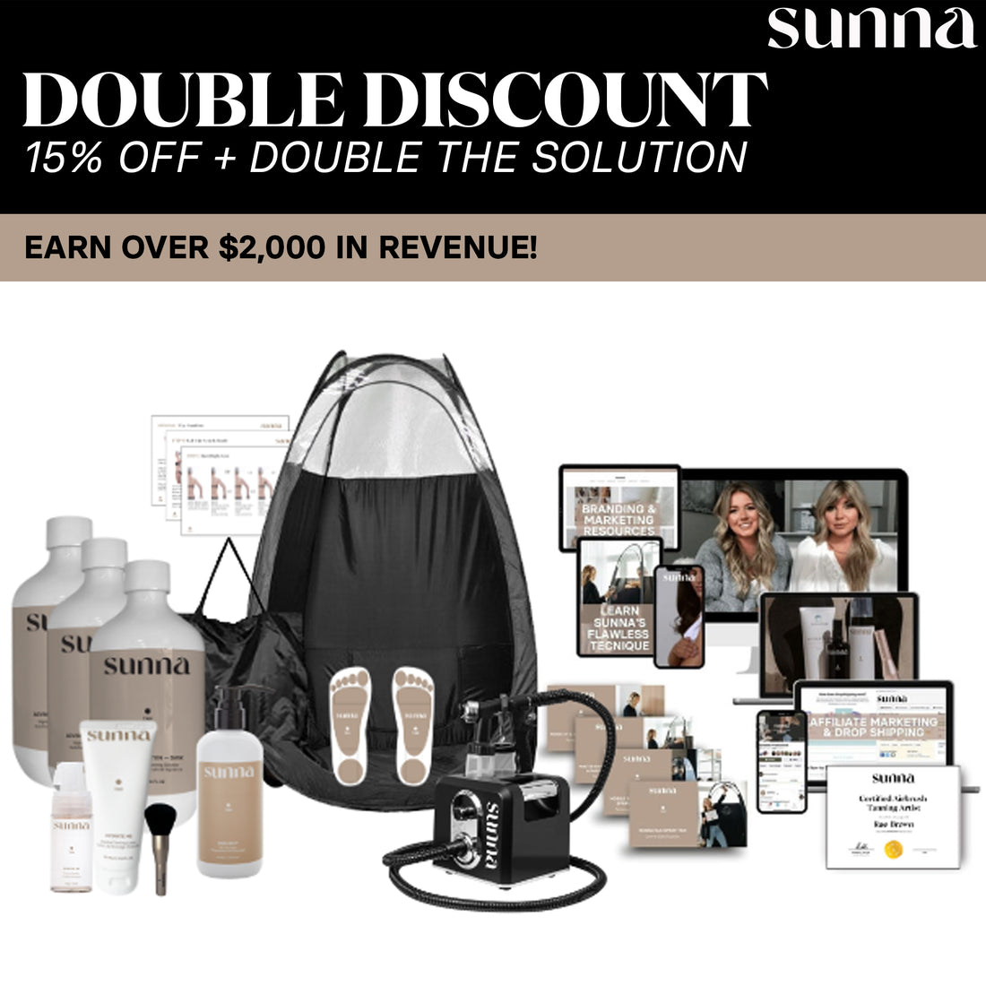 Professional Spray Tan Kit by SunnaTan
