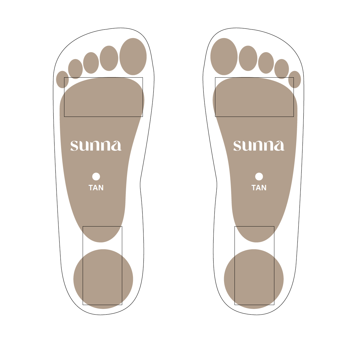 Foot Stickies - SunnaTan Branded